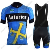 Asturias 2021 abbigliamento Ciclismo Completo Maglia Ciclismo Corta e Salopette 7615-BOD Asturias 2021 abbigliamento Ciclismo Completo Maglia Ciclismo Corta e Salopette 7615-BOD