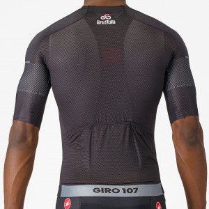 Abbigliamento uomo Maglia da gara nera Giro d'Italia 2024