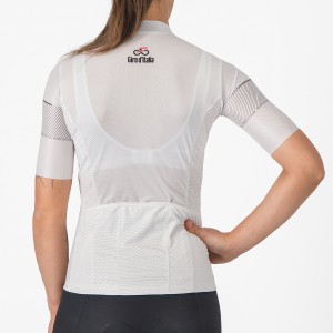 Abbigliamento donna Maglia bianca Giro d'Italia 2024 Competizione