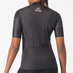 Abbigliamento donna Maglia nera Giro d'Italia 2024 Competizione