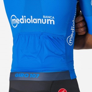 Abbigliamento da uomo Maglia gara blu Giro d'Italia 2024