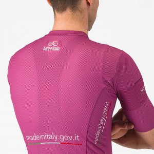 Abbigliamento Uomo Maglia Ciclamino Classifica Giro d'Italia 2024
