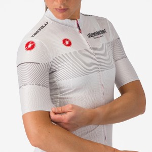 Abbigliamento donna Maglia bianca Giro d'Italia 2024 Competizione