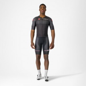 Abbigliamento uomo Maglia da gara nera Giro d'Italia 2024