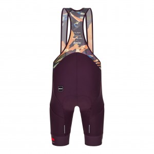Abbigliamento da uomo Pantaloncini con bretelle Vuelta Espana 2024-Cuitu Negru
