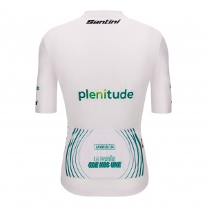 Abbigliamento maschile Vuelta Espana Maglia Bianca 2024