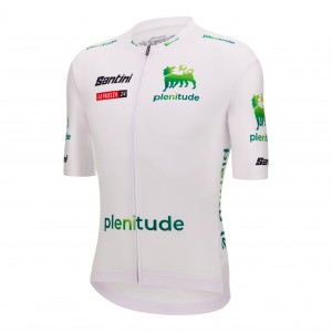 Abbigliamento maschile Vuelta Espana Maglia Bianca 2024