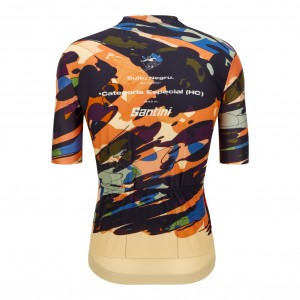 Abbigliamento maschile Santini Vuelta Espana 2024 Maglia-Cuitu Negru