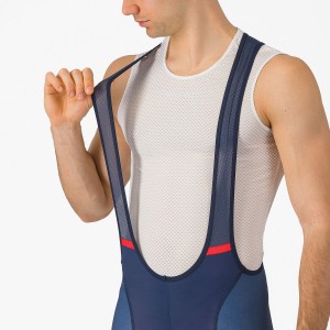 Pantaloncini con bretelle Castelli Italia Competizione da uomo-Parigi 2024