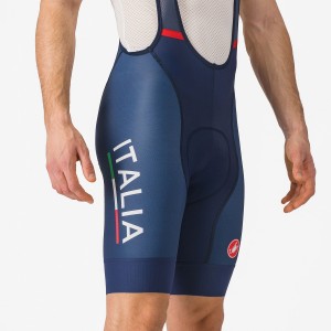 Pantaloncini con bretelle Castelli Italia Competizione da uomo-Parigi 2024