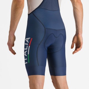 Pantaloncini con bretelle Castelli Italia Competizione da uomo-Parigi 2024