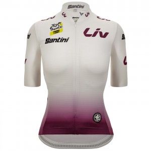 Abbigliamento Donna: T-shirt Bianca Tour de France 2024