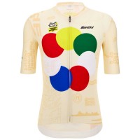 Abbigliamento Uomo Santini Tour de France 2024 Maglia Grand Départ Abbigliamento Uomo Santini Tour de France 2024 Maglia Grand Départ