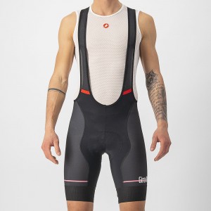 Pantaloncini con bretelle Abbigliamento da uomo Giro d'Italia 2024 Competizione-Nero