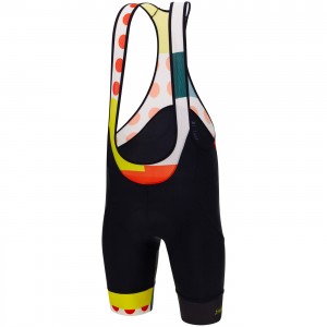 Abbigliamento uomo Salopette Santini Tour de France 2024-Combinato