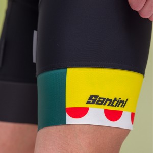 Abbigliamento uomo Salopette Santini Tour de France 2024-Combinato