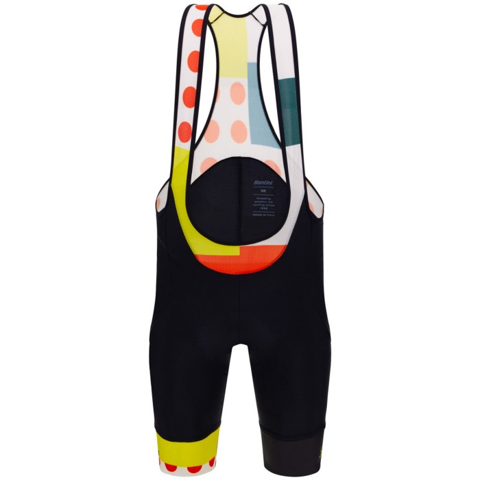 Abbigliamento uomo Salopette Santini Tour de France 2024-Combinato