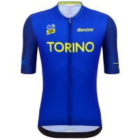 Abbigliamento Uomo Santini Tour de France 2024 Maglia Torino Abbigliamento Uomo Santini Tour de France 2024 Maglia Torino