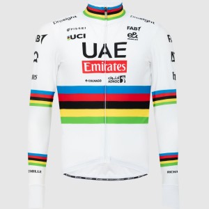 Maglia a maniche lunghe Pissei Team UAE 2024 da uomo-Campione del mondo