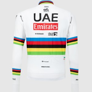 Maglia a maniche lunghe Pissei Team UAE 2024 da uomo-Campione del mondo