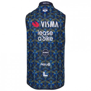 Abbigliamento uomo Gilet Agu Wind Team Visma Lease a Bike 2024-TDF