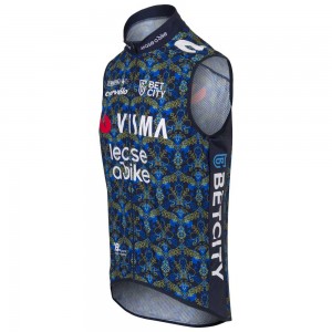 Abbigliamento uomo Gilet Agu Wind Team Visma Lease a Bike 2024-TDF