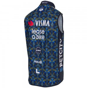 Abbigliamento uomo Gilet Agu Wind Team Visma Lease a Bike 2024-TDF