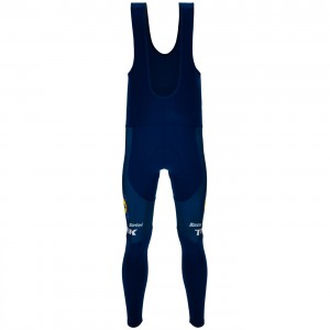 Abbigliamento uomo Salopette lunga Santini Lidl Trek 2024 Pantaloncini