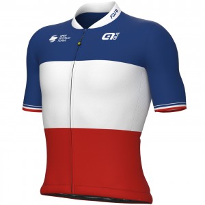 Abbigliamento uomo Maglia Ale Groupama FDJ 2024-Campione francese