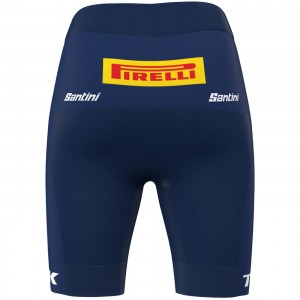 Abbigliamento donna: pantaloncini Santini Lidl Trek 2024 da donna