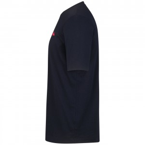 Abbigliamento uomo T-shirt con logo Rapha-Blu