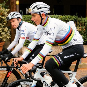Maglia a maniche lunghe Pissei Team UAE 2024 da uomo-Campione del mondo