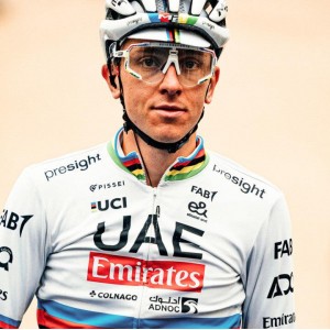 Maglia a maniche lunghe Pissei Team UAE 2024 da uomo-Campione del mondo