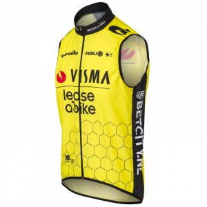 Abbigliamento uomo Gilet Agu Wind Team Visma Lease a Bike 2024