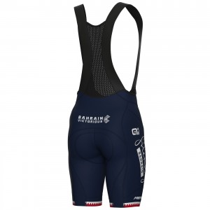 Abbigliamento uomo Pantaloncini con bretelle Ale Bahrain Victorious 2024 PRS-Campione di Serbia