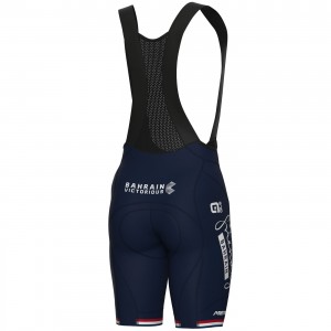 Abbigliamento uomo Pantaloncini con bretelle Ale Bahrain Victorious 2024 PRS Gran Bretagna