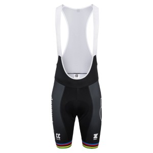 Abbigliamento uomo calzamaglia con bretelle Kalas Alpecin Deceuninck 2024 Elite Black-WC