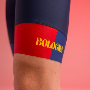 Abbigliamento uomo Salopette Santini Tour de France 2024-Bologna