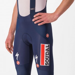 Abbigliamento uomo Calzamaglia con bretelle lunga Castelli Soudal Quick-Step 2024 Sorpasso RoS