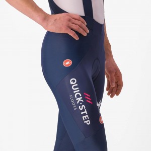 Abbigliamento uomo Calzamaglia con bretelle lunga Castelli Soudal Quick-Step 2024 Sorpasso RoS