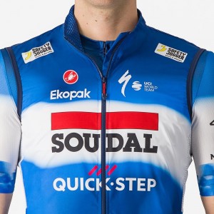 Abbigliamento uomo Gilet Castelli Soudal Gilet antivento Quick-Step 2024 Pro Light