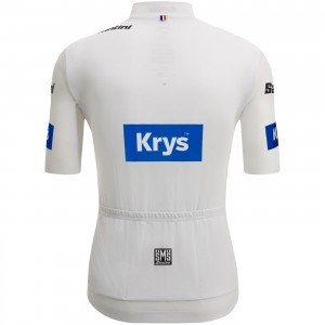 Abbigliamento Uomo Tour de France 2024 Fan Line Maglia Bianca