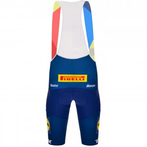 Abbigliamento uomo Calzamaglia con bretelle Santini Lidl Trek 2024 Team Original