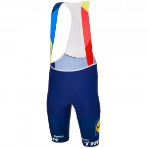 Abbigliamento uomo Calzamaglia con bretelle Santini Lidl Trek 2024 Team Original
