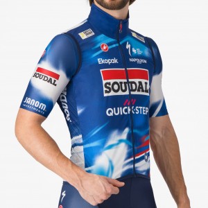 Abbigliamento uomo Gilet antivento Castelli Soudal Quick-Step 2025 Pro Light
