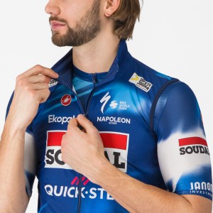 Abbigliamento uomo Gilet antivento Castelli Soudal Quick-Step 2025 Pro Light