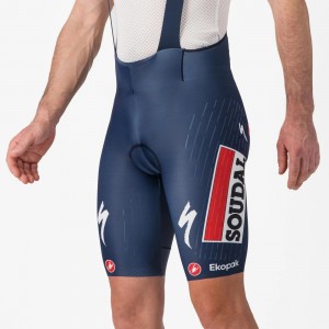 Abbigliamento uomo Calzamaglia con bretelle Castelli Soudal Quick-Step 2025 Free Aero Race S