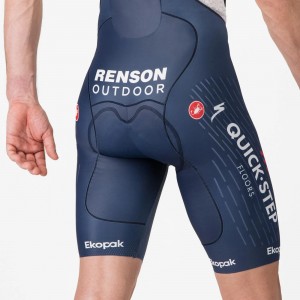 Abbigliamento uomo Calzamaglia con bretelle Castelli Soudal Quick-Step 2025 Free Aero Race S