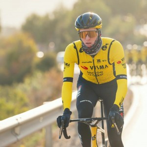 Abbigliamento uomo Gilet Team Visma Lease a Bike Gilet antivento 2025