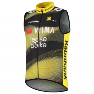 Abbigliamento uomo Gilet Wind The Swarm-TDF Team Visma Lease a Bike 2025